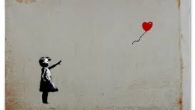 banksy girl with balloon