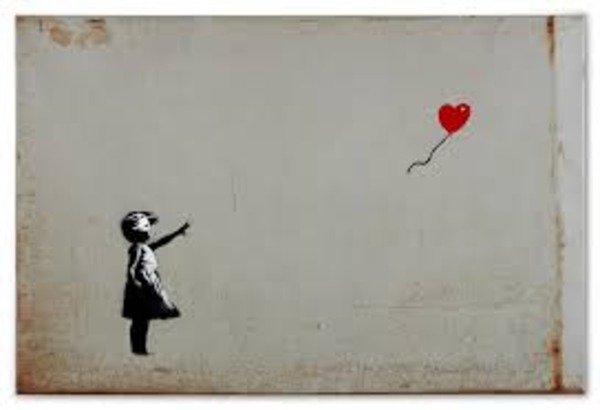 banksy girl with balloon